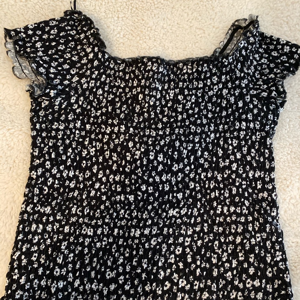 black floral too